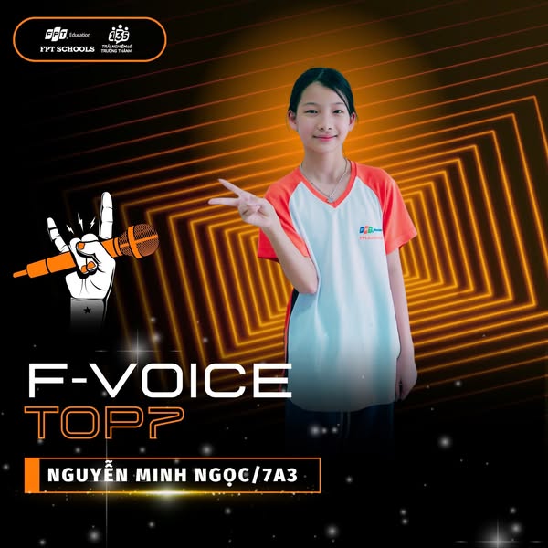 CHÚC MỪNG TOP 7 CHUNG KẾT F VOICE 2024