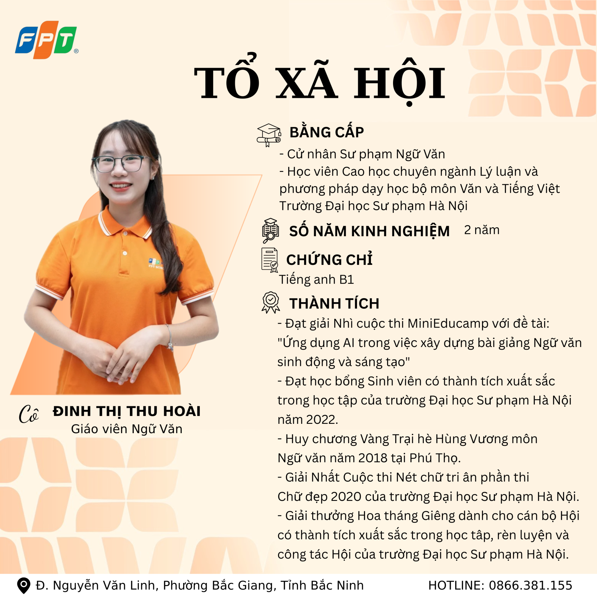 KẾT NỐI TRI THỨC – NUÔI DƯỠNG TÂM HỒN CÙNG ĐỘI NGŨ GIÁO VIÊN TỔ XÃ HỘI FPT SCHOOL BẮC GIANG 