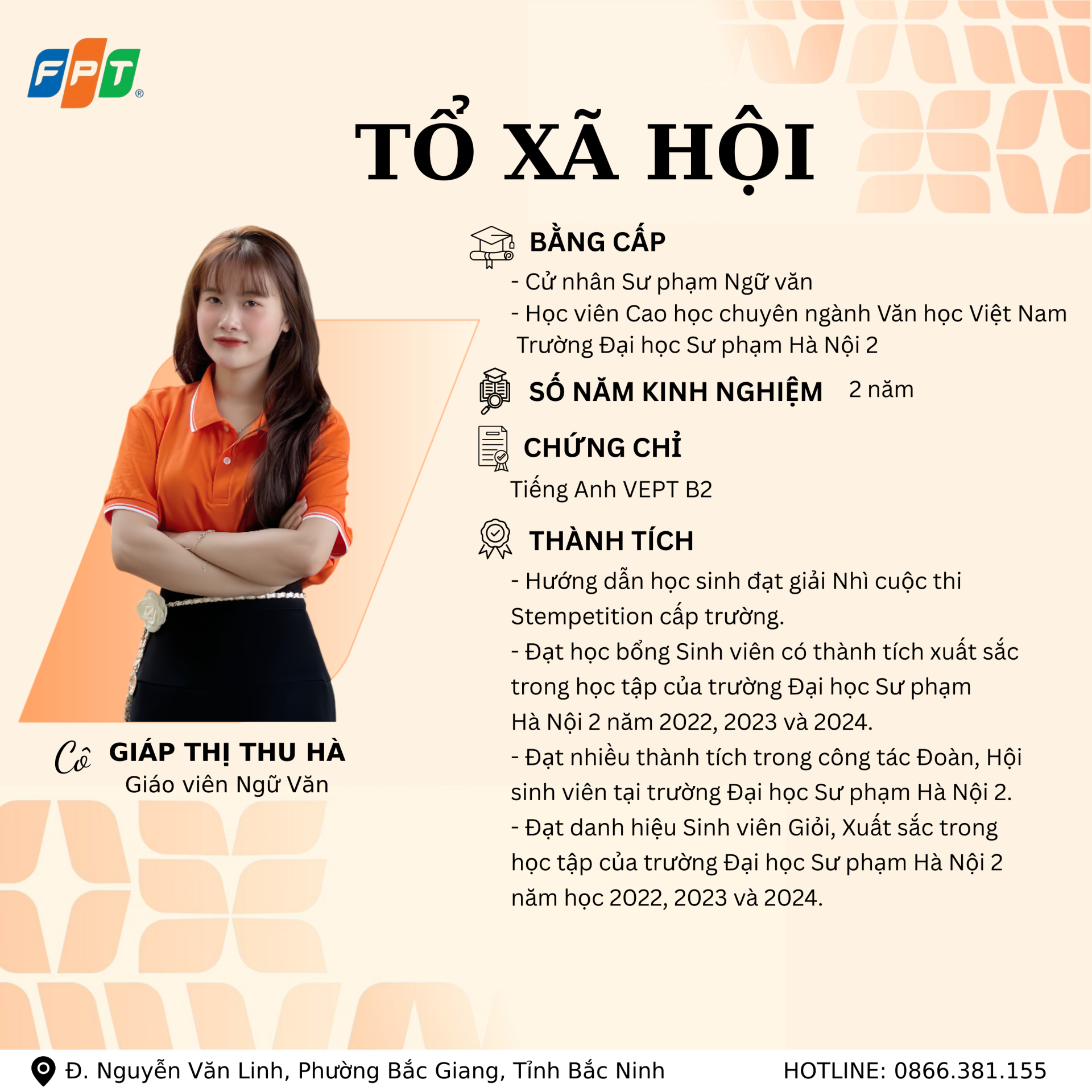 KẾT NỐI TRI THỨC – NUÔI DƯỠNG TÂM HỒN CÙNG ĐỘI NGŨ GIÁO VIÊN TỔ XÃ HỘI FPT SCHOOL BẮC GIANG 