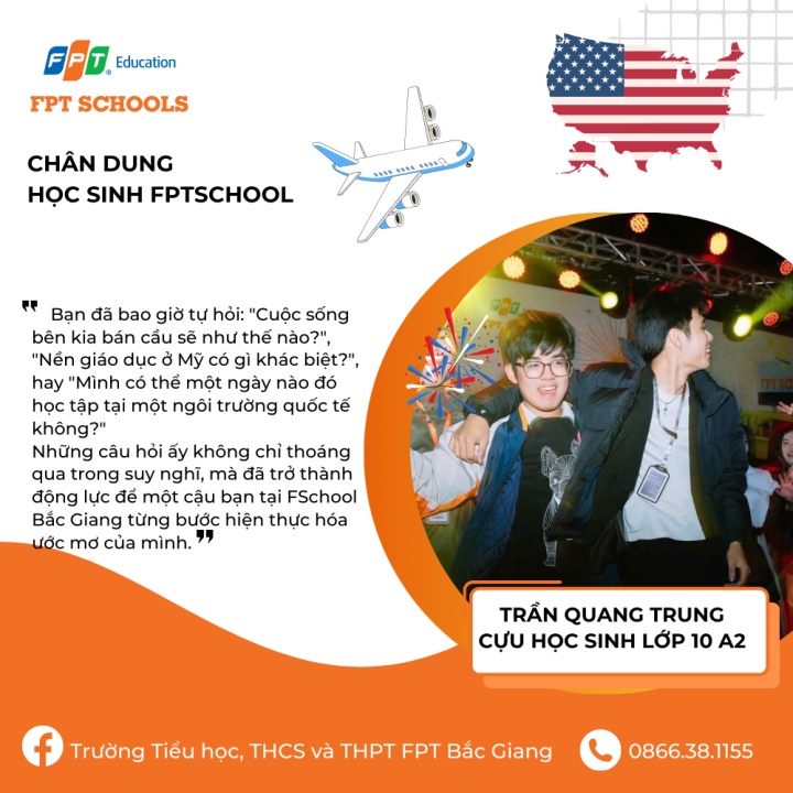 CẬU BẠN HỌC SINH KHOÁ II VÀ GIẤC MƠ DU HỌC MỸ