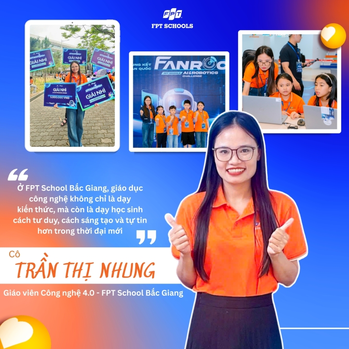 CÔ TRẦN THỊ NHUNG – HÀNH TRÌNH BIẾN NHỮNG GIỜ HỌC CÔNG NGHỆ THÀNH KHÔNG GIAN CỦA SÁNG TẠO VÀ TRẢI NGHIỆM