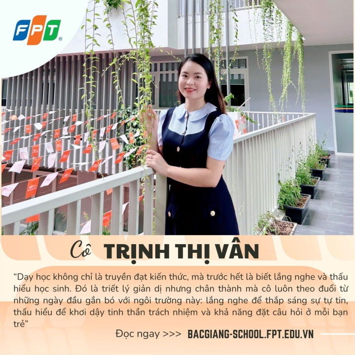 CÔ TRỊNH THỊ VÂN: NGƯỜI GIEO TRI THỨC BẰNG SỰ LẮNG NGHE CHÂN THÀNH