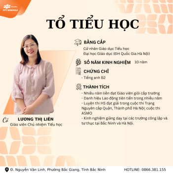 GIEO YÊU THƯƠNG – DẪN BƯỚC TUỔI THƠ CÙNG ĐỘI NGŨ GIÁO VIÊN TIỂU HỌC FPT SCHOOL BẮC GIANG