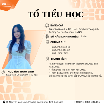 GIEO YÊU THƯƠNG – DẪN BƯỚC TUỔI THƠ CÙNG ĐỘI NGŨ GIÁO VIÊN TIỂU HỌC FPT SCHOOL BẮC GIANG
