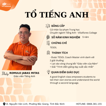 TRAU DỒI NGÔN NGỮ – KIẾN TẠO CÔNG DÂN TOÀN CẦU CÙNG ĐỘI NGŨ GIÁO VIÊN TIẾNG ANH FPT SCHOOL BẮC GIANG