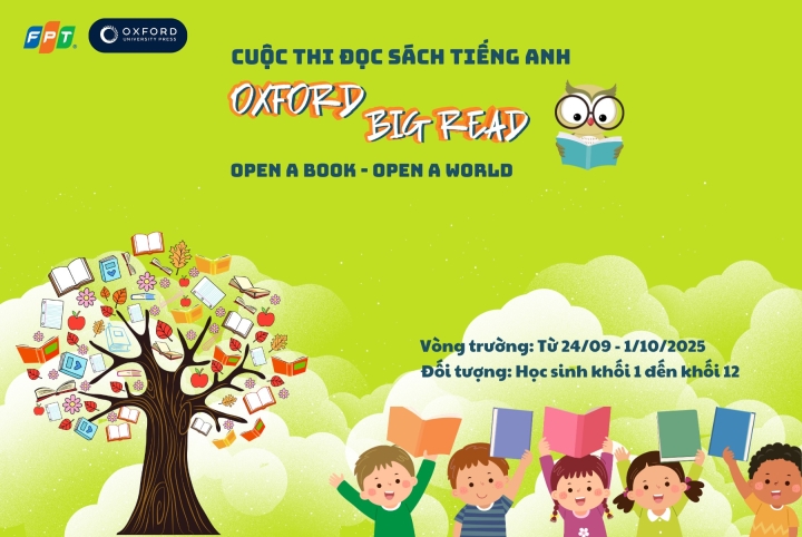 FSCHOOL BẮC GIANG PHÁT ĐỘNG CUỘC THI ĐỌC SÁCH TIẾNG ANH OXFORD BIG READ 2025