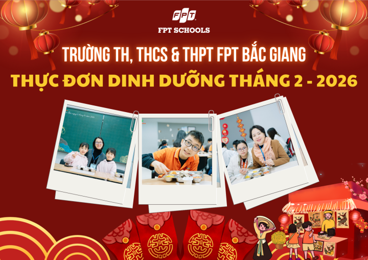 THỰC ĐƠN DINH DƯỠNG THÁNG 02/2026